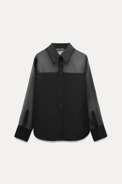 Outlet CAMISA COMBINADA ORGANZA Mujer Camisas / Blusas