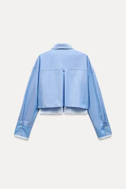 Online CAMISA CORTA OXFORD Mujer Camisas / Blusas