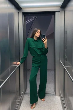 New CAMISA CREPE HOMBRERAS Mujer Camisas / Blusas