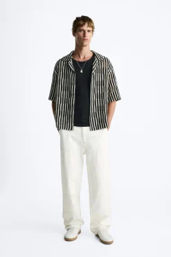 Online CAMISA CROCHET GEOMÉTRICO Hombre Camisas