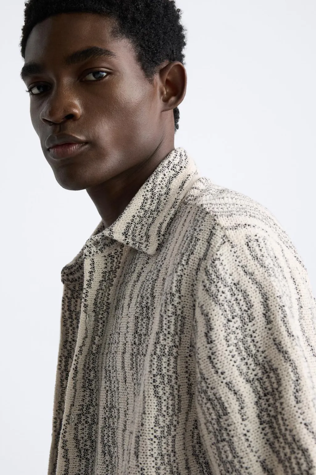 Online CAMISA CROCHET ONDAS Hombre Camisas