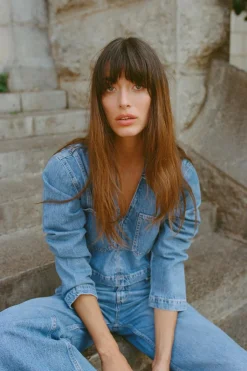 Sale CAMISA CROP DENIM Z1975 Mujer Camisas / Blusas