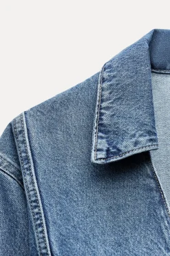 Sale CAMISA CROP DENIM Z1975 Mujer Camisas / Blusas