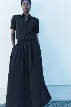 Outlet CAMISA CROP ZW COLLECTION Mujer Camisas / Blusas