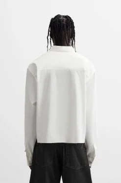 Hot CAMISA CROPPED FIT PIERCING Hombre Camisas