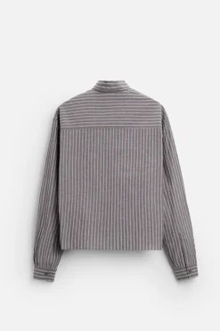 Discount CAMISA CROPPED FIT RAYAS Hombre Camisas