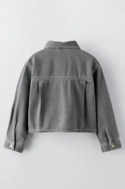 Niños ZARA 6 - 14 Años·Blusas / Camisas|6 - 14 Años·Total Look<CAMISA CROPPED FLUIDA