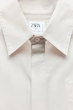 Sale CAMISA CROPPED POPELÍN LIMITED EDITION Mujer Camisas / Blusas