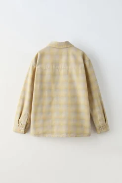 Niños ZARA 6 - 14 Años·Camisas / Sobrecamisas<CAMISA CUADROS