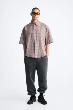 Fashion CAMISA CUADROS Hombre Camisas