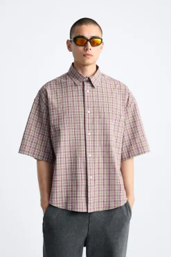 Fashion CAMISA CUADROS Hombre Camisas