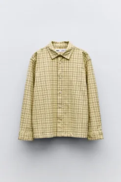 Niños ZARA 6 - 14 Años·Camisas / Sobrecamisas<CAMISA CUADROS
