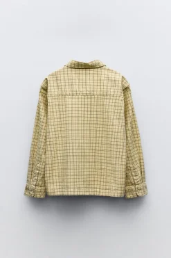 Niños ZARA 6 - 14 Años·Camisas / Sobrecamisas<CAMISA CUADROS