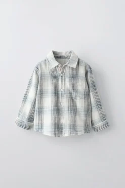 Niños ZARA 1½ - 6 Años·Camisas / Sobrecamisas<CAMISA CUADROS