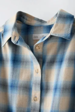 Niños ZARA 6 - 14 Años·Blusas / Camisas<CAMISA CUADROS