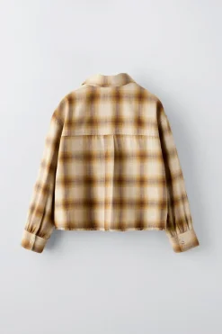 Niños ZARA 6 - 14 Años·Blusas / Camisas<CAMISA CUADROS