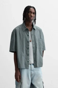 Fashion CAMISA CUADROS Hombre Camisas