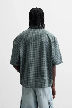 Fashion CAMISA CUADROS Hombre Camisas