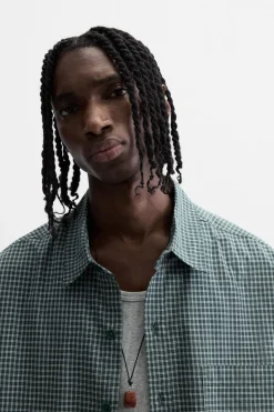 Fashion CAMISA CUADROS Hombre Camisas