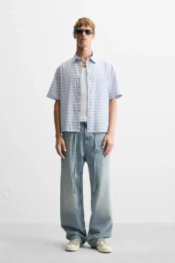 Outlet CAMISA CUADROS Hombre Camisas