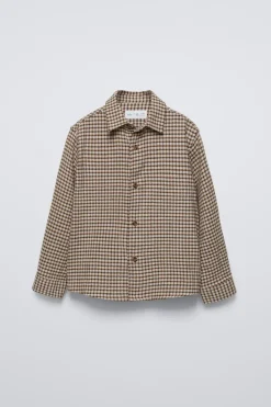 Niños ZARA 6 - 14 Años·Camisas / Sobrecamisas<CAMISA CUADROS