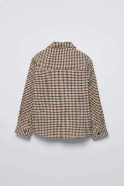 Niños ZARA 6 - 14 Años·Camisas / Sobrecamisas<CAMISA CUADROS
