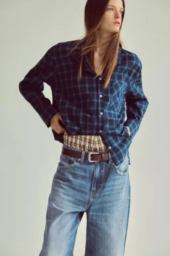 Outlet CAMISA CUADROS Mujer Camisas / Blusas