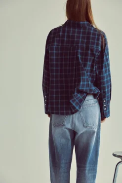 Outlet CAMISA CUADROS Mujer Camisas / Blusas