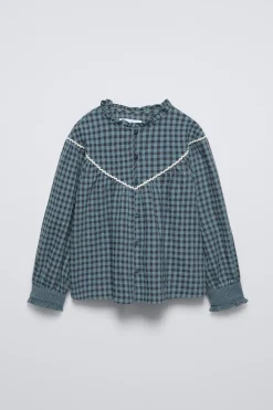 Niños ZARA 6 - 14 Años·Blusas / Camisas<CAMISA CUADROS