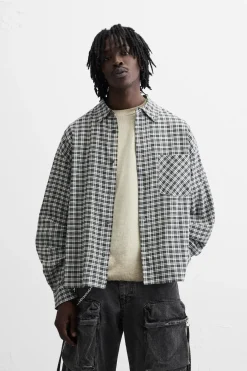 Online CAMISA CUADROS BOLSILLO Hombre Camisas