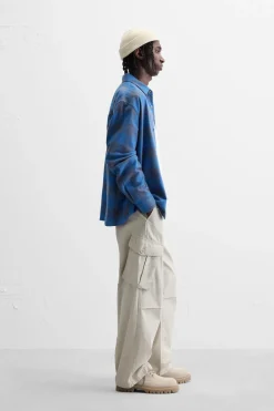 Sale CAMISA CUADROS BOLSILLO Hombre Camisas