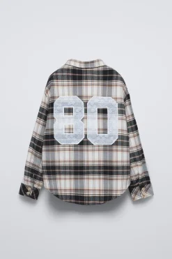 Niños ZARA 6 - 14 Años·Blusas / Camisas<CAMISA CUADROS BOLSILLO