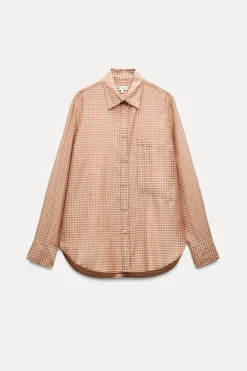 Outlet CAMISA CUADROS BOLSILLO ZW COLLECTION Mujer Camisas / Blusas