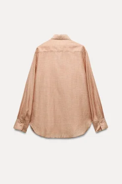 Outlet CAMISA CUADROS BOLSILLO ZW COLLECTION Mujer Camisas / Blusas