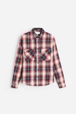 New CAMISA CUADROS FRANELA Hombre Camisas