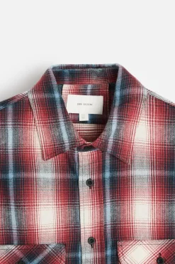 New CAMISA CUADROS FRANELA Hombre Camisas