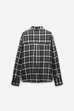 Discount CAMISA CUADROS FRANELA Mujer Camisas / Blusas