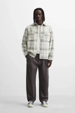 Clearance CAMISA CUADROS FRANELA Hombre Camisas