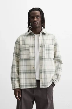 Clearance CAMISA CUADROS FRANELA Hombre Camisas