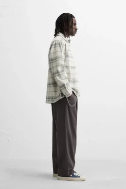 Clearance CAMISA CUADROS FRANELA Hombre Camisas