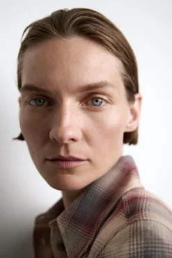 Online CAMISA CUADROS HOMBRERAS ZW COLLECTION Mujer Camisas / Blusas