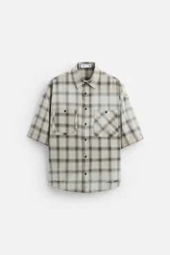Online CAMISA CUADROS LAVADO Hombre Camisas