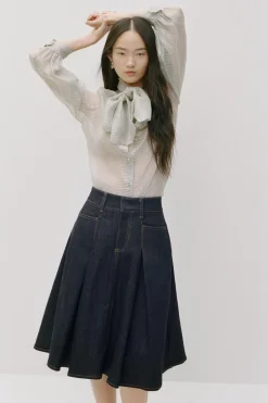 Discount CAMISA CUADROS LAZO ZW COLLECTION Mujer Camisas / Blusas