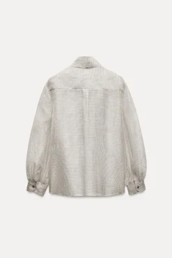 Discount CAMISA CUADROS LAZO ZW COLLECTION Mujer Camisas / Blusas