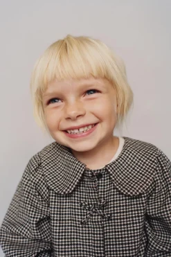 Niños ZARA 1½ - 6 Años·Camisas|1½ - 6 Años·Total Look<CAMISA CUADROS LAZOS