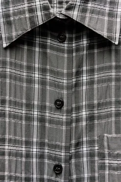 Outlet CAMISA CUADROS OVERSIZE ZW COLLECTION Mujer Camisas / Blusas