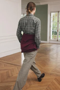 Outlet CAMISA CUADROS OVERSIZE ZW COLLECTION Mujer Camisas / Blusas