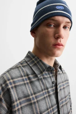 Clearance CAMISA CUADROS RELAXED FIT Hombre Camisas