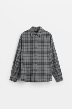 Clearance CAMISA CUADROS RELAXED FIT Hombre Camisas