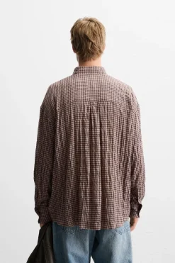 Fashion CAMISA CUADROS TEXTURA Hombre Camisas